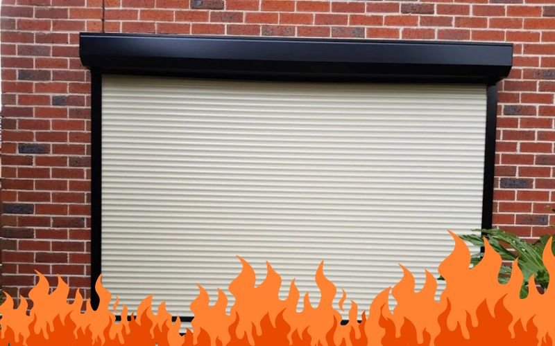 bush fire resistant roller shutter