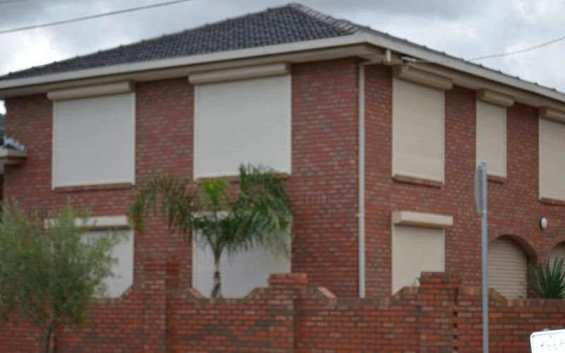 roller shutters for brick Homes