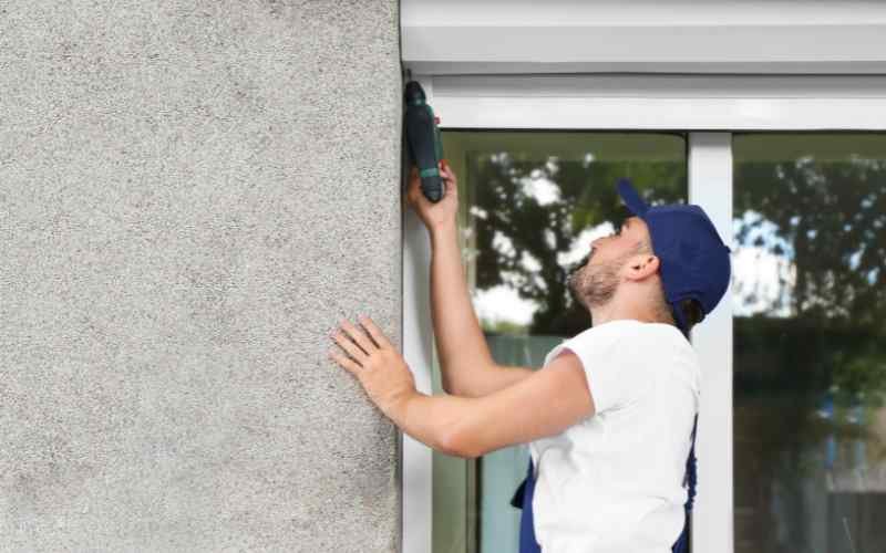 roller shutter installation